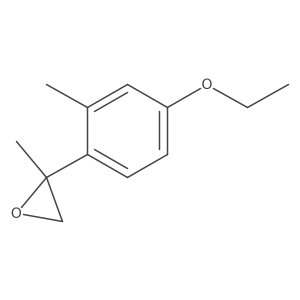2-(4-Ethoxy-2-methylphenyl)-2-methyloxirane Structure