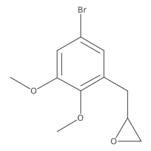 2-[(5-Bromo-2,3-dimethoxyphenyl)methyl]oxirane结构式