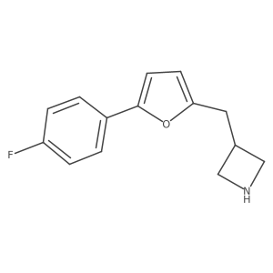 3-{[5-(4-Fluorophenyl)furan-2-yl]methyl}azetidine结构式