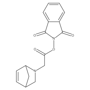 1,3-dioxo-2,3-dihydro-1H-isoindol-2-yl 2-{2-azabicyclo[2.2.1]hept-5-en-2-yl}acetate Structure