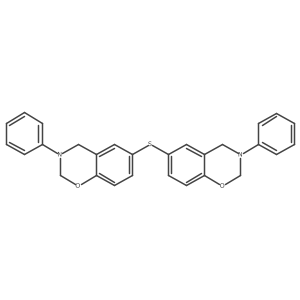 6,6a(2)-Thiobis[3,4-dihydro-3-phenyl-2H-1,3-benzoxazine]结构式