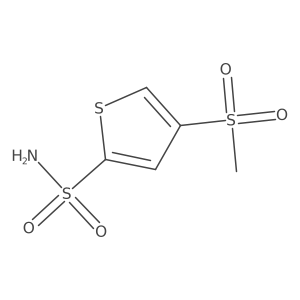 4-Methanesulfonylthiophene-2-sulfonamide Structure
