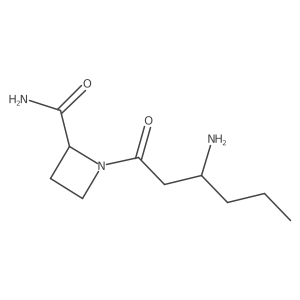 1-[(3S)-3-aminohexanoyl]azetidine-2-carboxamide Structure