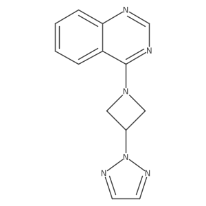 4-[3-(2H-1,2,3-triazol-2-yl)azetidin-1-yl]quinazoline结构式