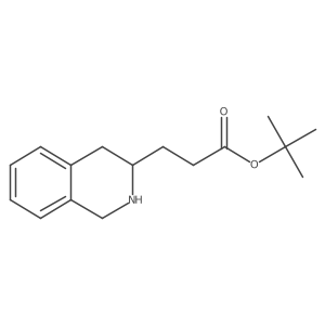 Tert-butyl 3-(1,2,3,4-tetrahydroisoquinolin-3-yl)propanoate结构式