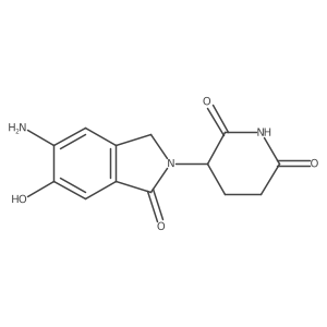 3-(5-Amino-6-hydroxy-1-oxoisoindolin-2-yl)piperidine-2,6-dione结构式