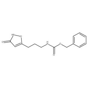 benzyl N-[3-(3-hydroxy-1,2-oxazol-5-yl)propyl]carbamate Structure