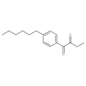 Methyl 4-hexylbenzoylformate Structure