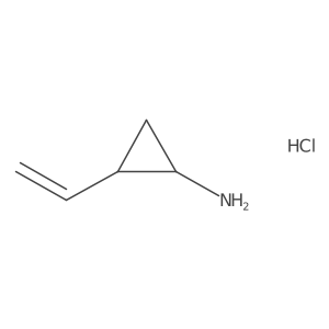 2-Ethenylcyclopropan-1-amine hydrochloride结构式