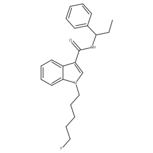 1-(5-fluoropentyl)-N-(1-phenylpropyl)-1H-indole-3-carboxamide Structure