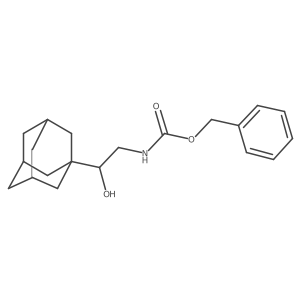 benzyl N-[2-(adamantan-1-yl)-2-hydroxyethyl]carbamate结构式