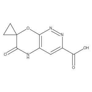6'-Oxo-5',6'-dihydrospiro[cyclopropane-1,7'-pyridazino[3,4-b][1,4]oxazine]-3'-carboxylic acid Structure