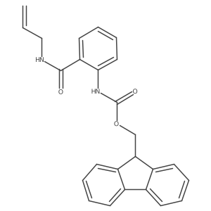 (9H-fluoren-9-yl)methyl N-{2-[(prop-2-en-1-yl)carbamoyl]phenyl}carbamate Structure