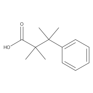 2,2,3-Trimethyl-3-phenylbutanoic acid结构式