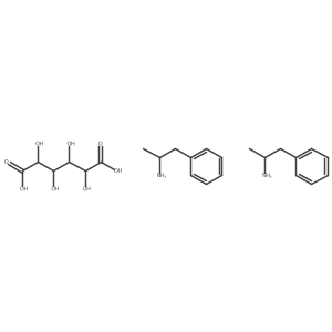 Dexamfetamine hemisaccharate结构式