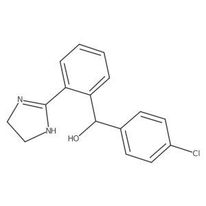 (4-Chloro-phenyl)-[2-(4,5-dihydro-1H-imidazol-2-yl)-phenyl]-methanol Structure