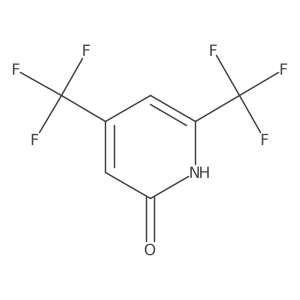 4,6-Bis(trifluoromethyl)pyridin-2(1H)-one Structure
