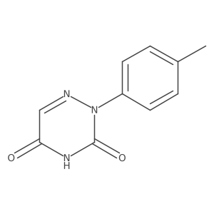 2-(p-tolyl)-1,2,4-triazine-3,5-dione Structure