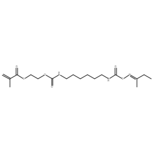 2-[(2-Methyl-1-oxo-2-propen-1-yl)oxy]ethyl 13-methyl-10-oxo-11-oxa-2,9,12-triazapentadec-12-enoate Structure