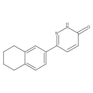 6-(5,6,7,8-Tetrahydronaphthalen-2-yl)pyridazin-3(2H)-one结构式