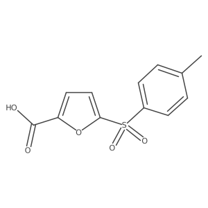 5-[(4-Methylphenyl)sulfonyl]furan-2-carboxylic acid结构式