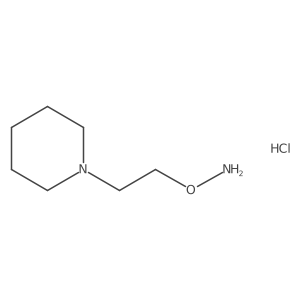 Hydroxylamine,o-[2-(1-piperidinyl)ethyl]-,hydrochloride Structure