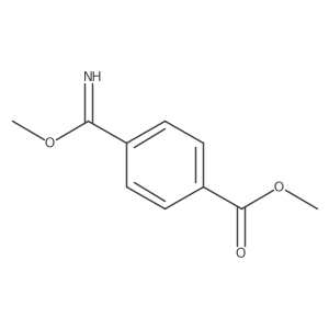 Methyl 4-(imino(methoxy)methyl)benzoate结构式