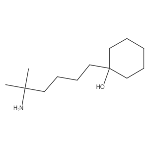 1-(5-Amino-5-methylhexyl)cyclohexanol结构式
