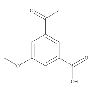 3-Acetyl-5-methoxybenzoic acid结构式