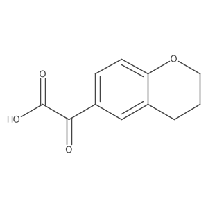 2-(Chroman-6-yl)-2-oxoacetic acid结构式
