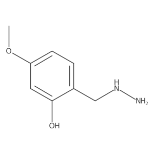 2-(Hydrazinylmethyl)-5-methoxyphenol Structure
