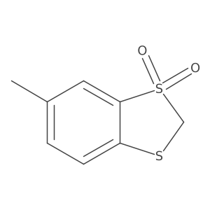 1,3-Benzodithiole, 5-methyl-, 3,3-dioxide Structure