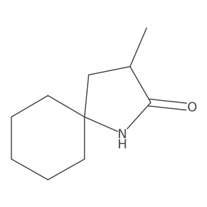 3-Methyl-1-azaspiro[4.5]decan-2-one Structure