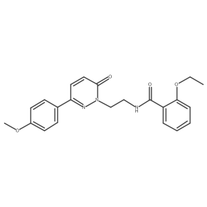 2-ethoxy-N-(2-(3-(4-methoxyphenyl)-6-oxopyridazin-1(6H)-yl)ethyl)benzamide结构式