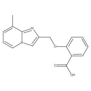 2-({8-Methylimidazo[1,2-a]pyridin-2-yl}methoxy)benzoic acid结构式
