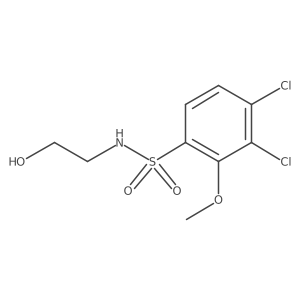 [(3,4-Dichloro-2-methoxyphenyl)sulfonyl](2-hydroxyethyl)amine Structure