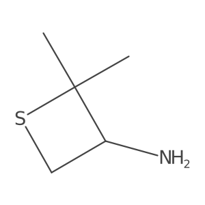 2,2-Dimethylthietan-3-amine结构式