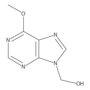 6-Methoxy-9H-purine-9-methanol Structure