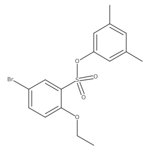 3,5-Dimethylphenyl 5-bromo-2-ethoxybenzene-1-sulfonate Structure