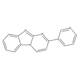 2-(Pyridin-3-yl)pyrimido[1,2-a]benzimidazole结构式