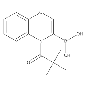 4-(2,2-Dimethylpropanoyl)-4H-1,4-benzoxazin-3-ylboronic acid Structure