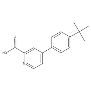 4-(4-t-Butylphenyl)picolinic acid Structure
