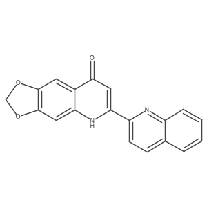 6-quinolin-2-yl-5H-[1,3]dioxolo[4,5-g]quinolin-8-one结构式