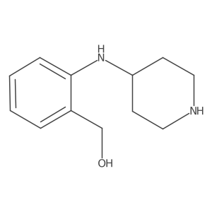 2-(4-Piperidinylamino)benzenemethanol结构式