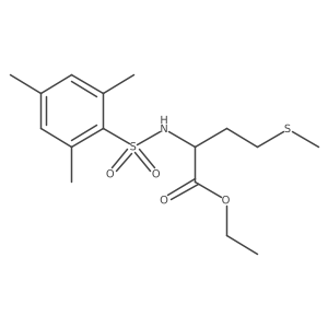Ethyl N-(mesitylsulfonyl)methioninate Structure