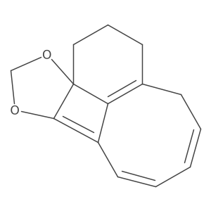 5H-3a,4-Propanocycloocta[3,4]cyclobuta[1,2-d]-1,3-dioxole结构式