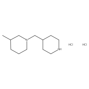 3-Methyl-1-(piperidin-4-ylmethyl)piperidine dihydrochloride Structure