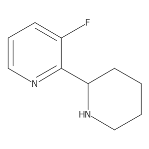 (R)-3-Fluoro-2-(piperidin-2-yl)pyridine Structure