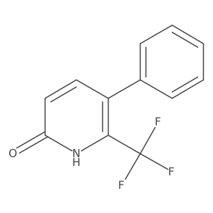 6-Hydroxy-3-phenyl-2-(trifluoromethyl)pyridine结构式