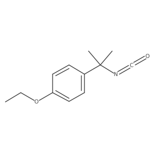 1-Ethoxy-4-(2-isocyanatopropan-2-yl)benzene结构式